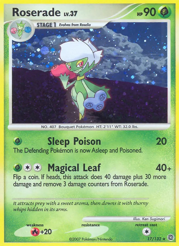 Roserade Rarity Secret Wonders Card List (dp3) - All Cards with Complete Details ...